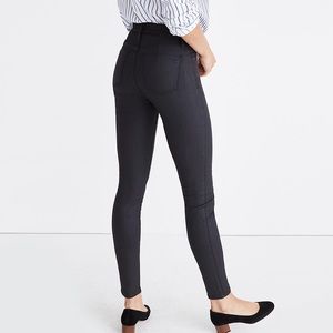 Madewell Black Skinny Skinny Coated Jeans